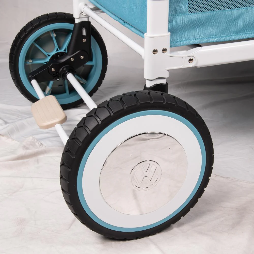 Wonderfold VW Stroller Wagon Blondie Blue 4 Lugares - Image 11