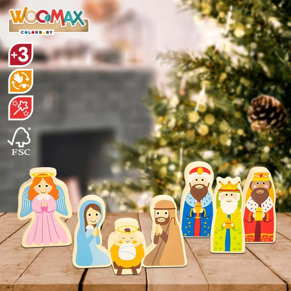 Woomax Presépio de Belém Magnético em Madeira - Image 3