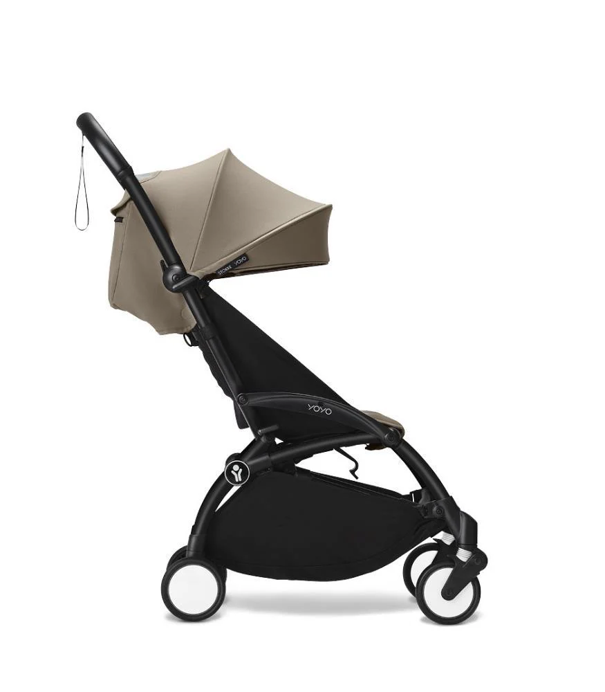 Chassis Stokke Yoyo³ Black + Color Pack Yoyo +6M Taupe - Image 3